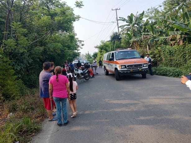 Cobrador de Elektra sufre accidente en motocicleta en Misantla