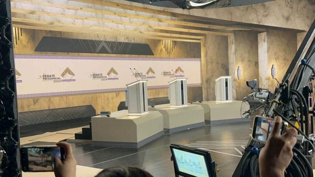 Realizan cambios de última hora en formato del segundo debate presidencial