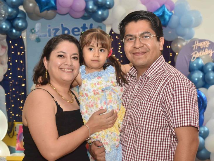 Lizbeth Aguilera Rosas es celebrada por sus 3 años de vida