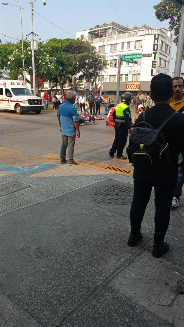 Motociclista en Veracruz pierde la vida tras chocar con una camioneta