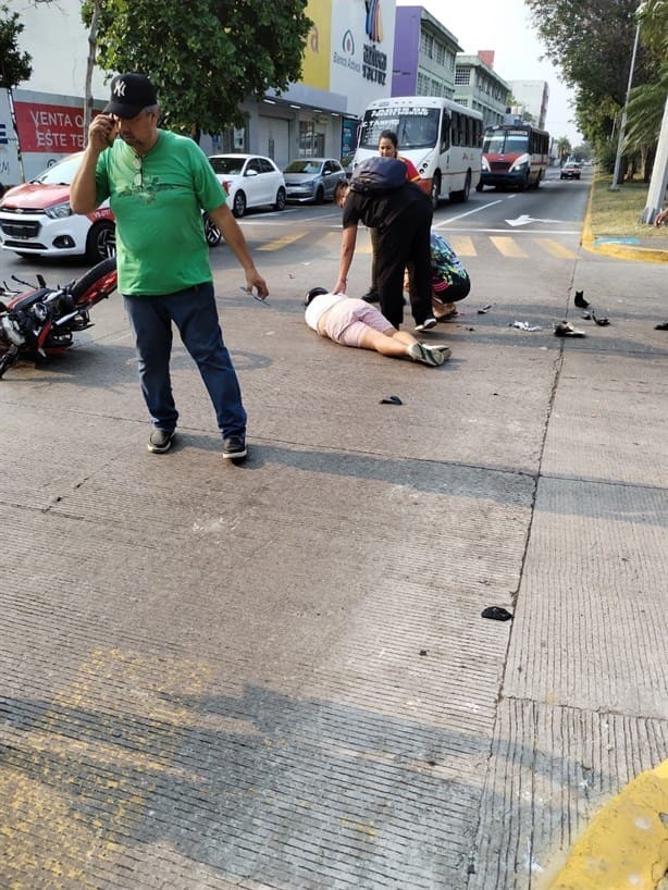 Motociclista en Veracruz pierde la vida tras chocar con una camioneta