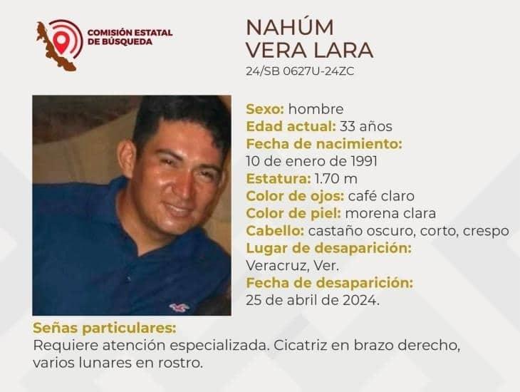 Nahúm Vera cumple 4 días desaparecido en el puerto de Veracruz