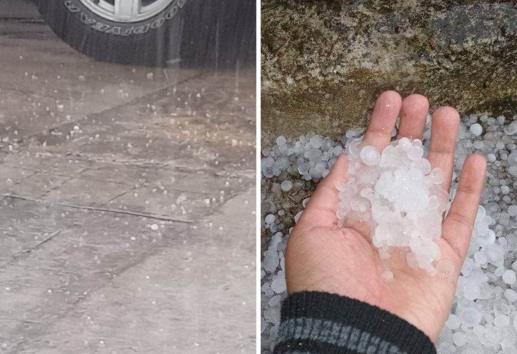 ¡Cae granizo en Coatepec!; seguirán las tormentas, advierte Protección Civil