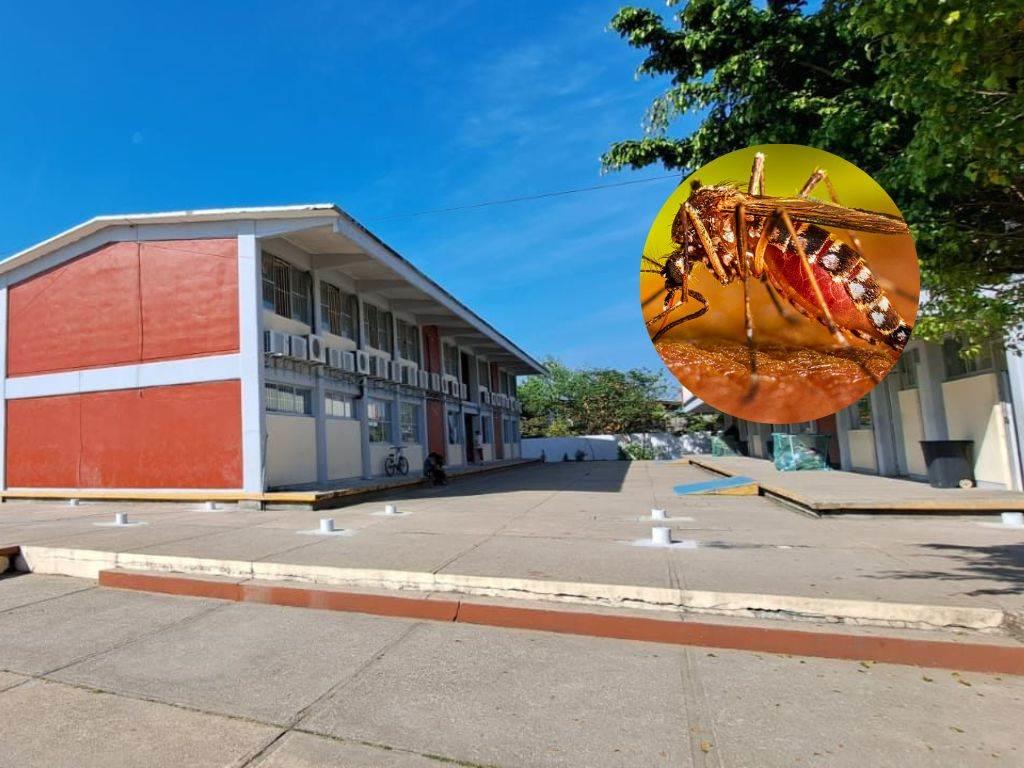 Esta acción se llevó a cabo para prevenir casos de dengue en secundaria de Coatzacoalcos