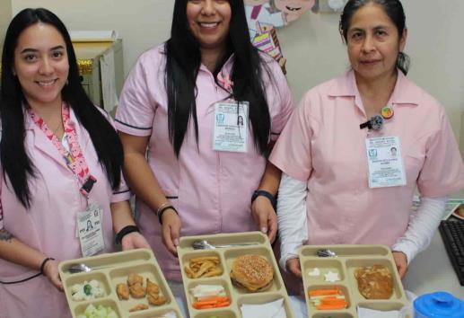 Compartió IMSS Veracruz Norte menú infantil divertido para niños hospitalizados