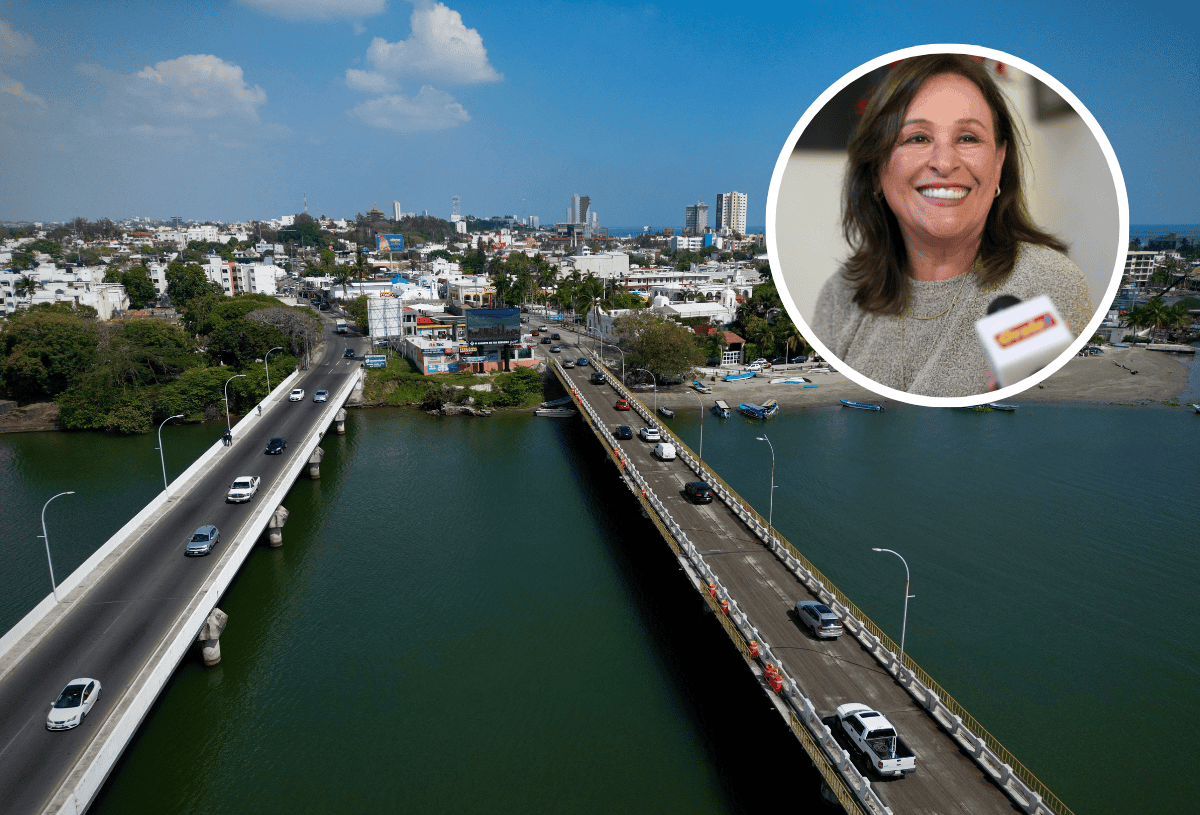 Promete Rocío Nahle resolver tráfico en acceso al puerto y puente de Boca del Río | VIDEO