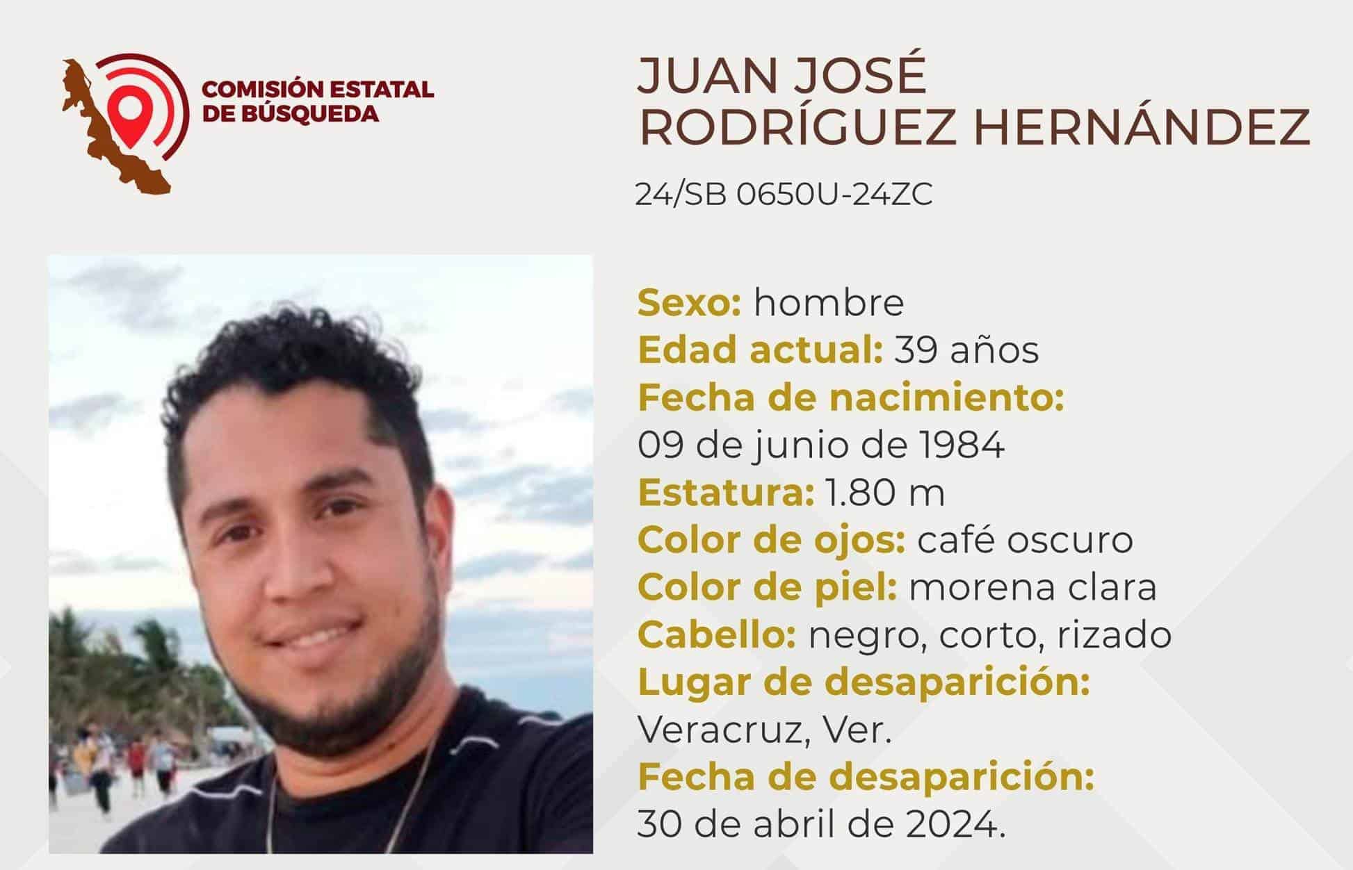 Desaparece Juan José Rodríguez en el puerto de Veracruz