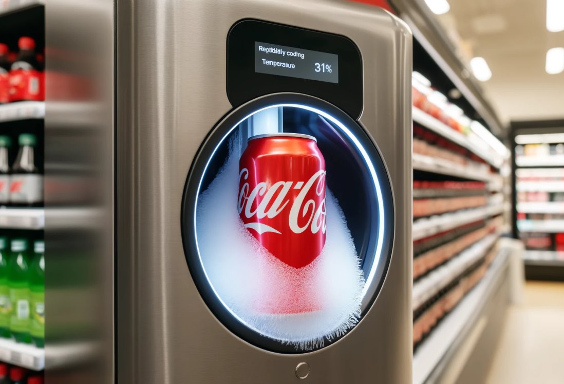 Coca-Cola lanza nueva máquina que enfría refrescos en segundo: Descubre cómo funciona | VIDEO