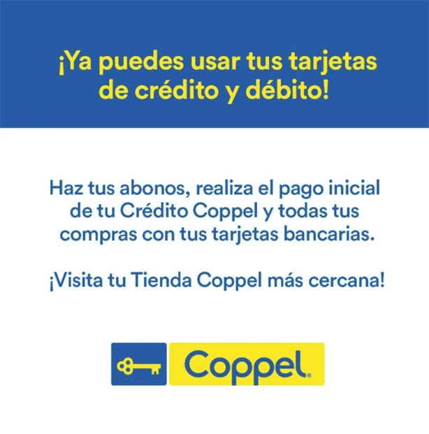 Coppel y BanCoppel anuncian que ya lograron reactivar este servicio