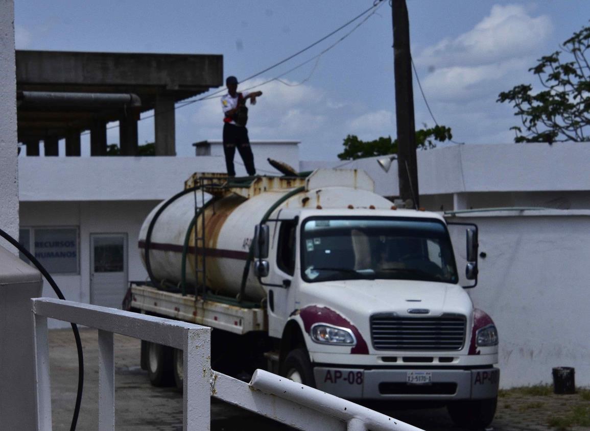 Estiaje en Coatzacoalcos: ¿CMAS cobra por el servicio de pipas?