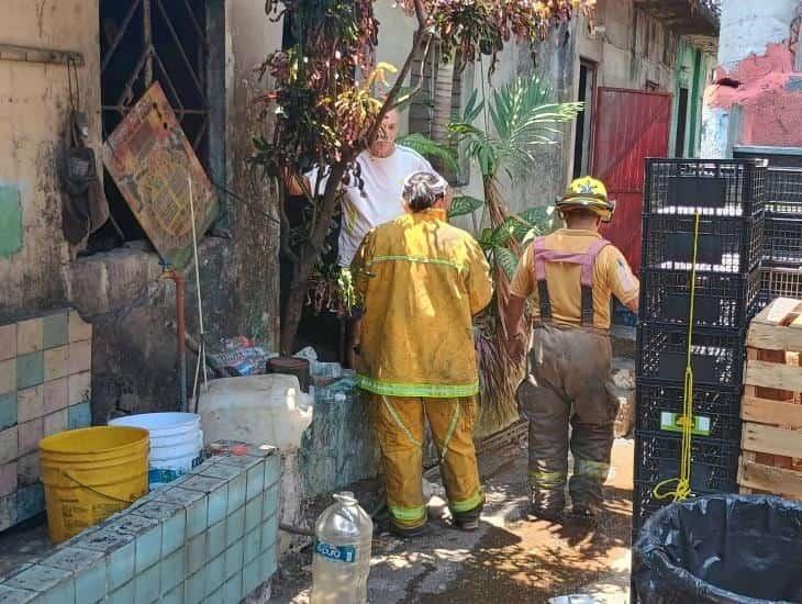 Alarma por incendio en el centro de Coatzacoalcos