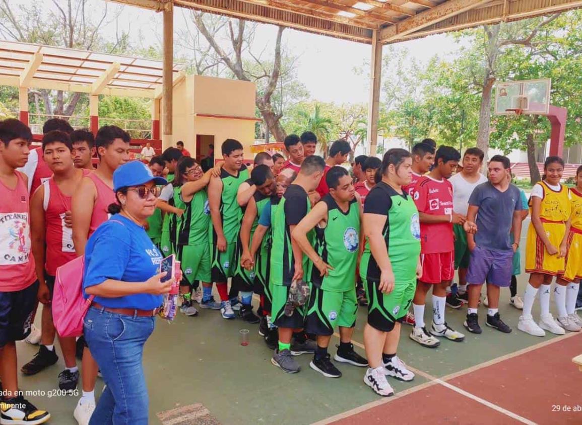 Un éxito Cuadrangular de basquet Inclusivo