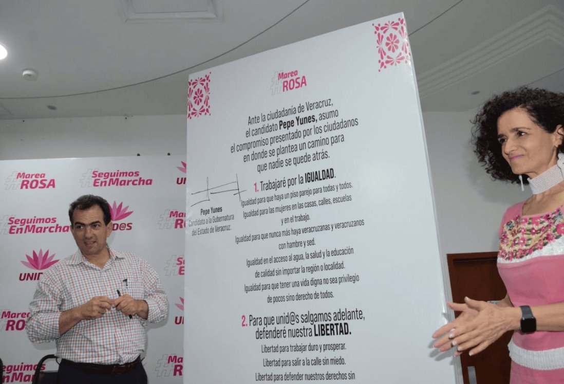 Pepe Yunes firma compromiso con la seguridad y desarrollo de Veracruz