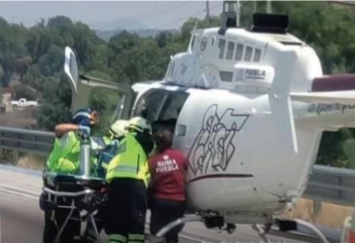 Trabajador de Capufe es reportado grave tras incendio en la México-Veracruz