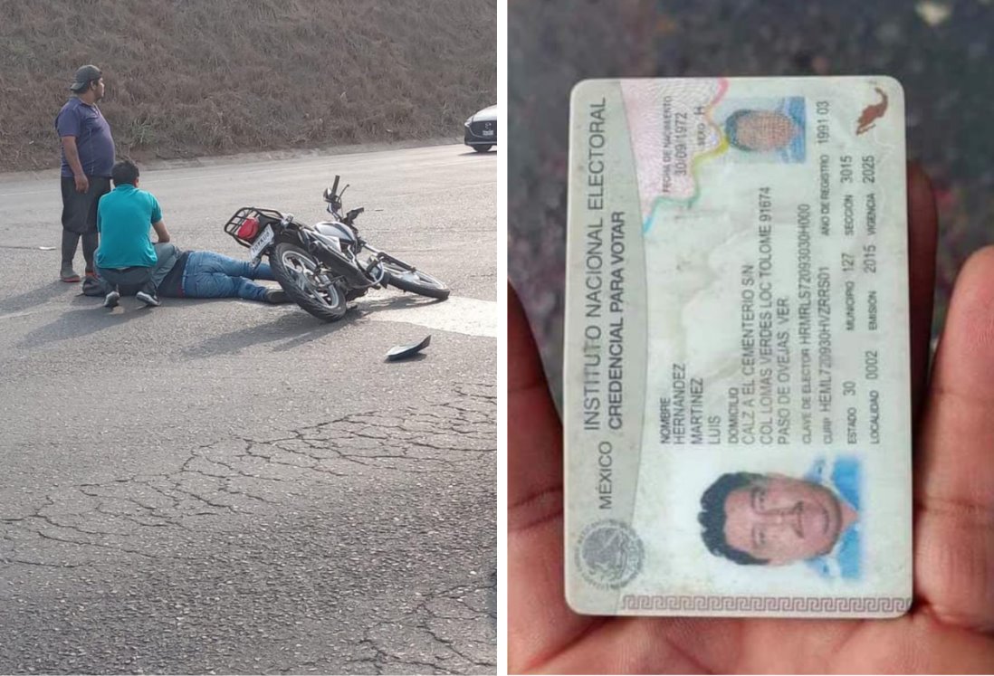 Motociclista pierde la vida al chocar contra auto en tramo Santa Fe-Paso del Toro