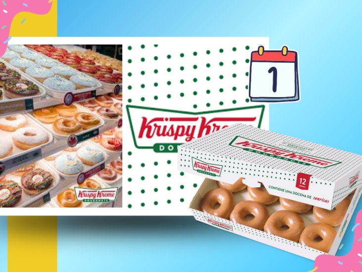 Donas GRATIS de Krispy Kreme, te decimos qué día es