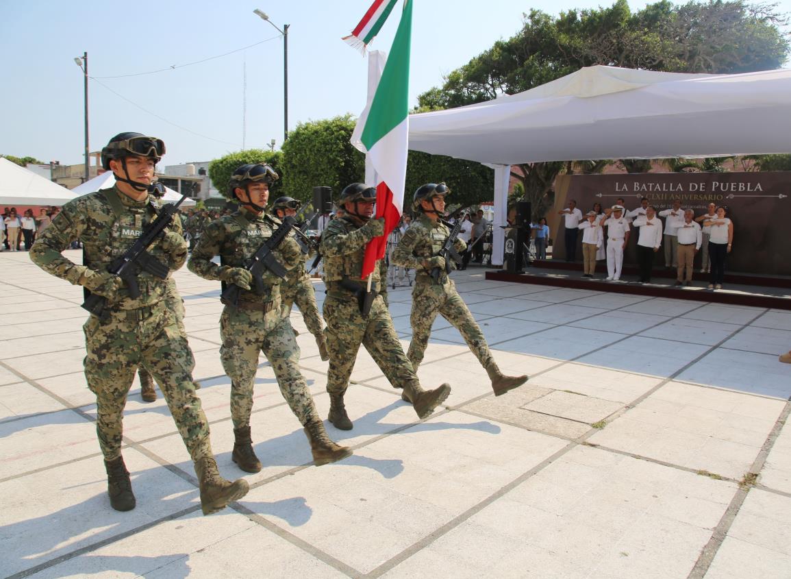 Conmemoran en Coatzacoalcos el 162 aniversario de la Batalla de Puebla | VIDEO