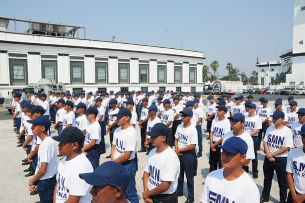 Marina en Veracruz realizara jura de bandera de miembros de infantería