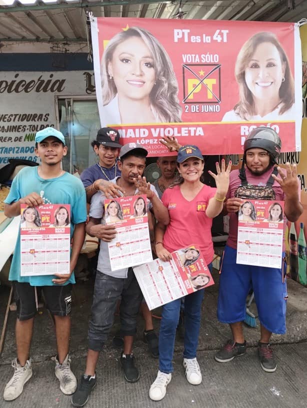 Anaid Violeta agradece apoyo y compromiso al concluir primera semana de campaña