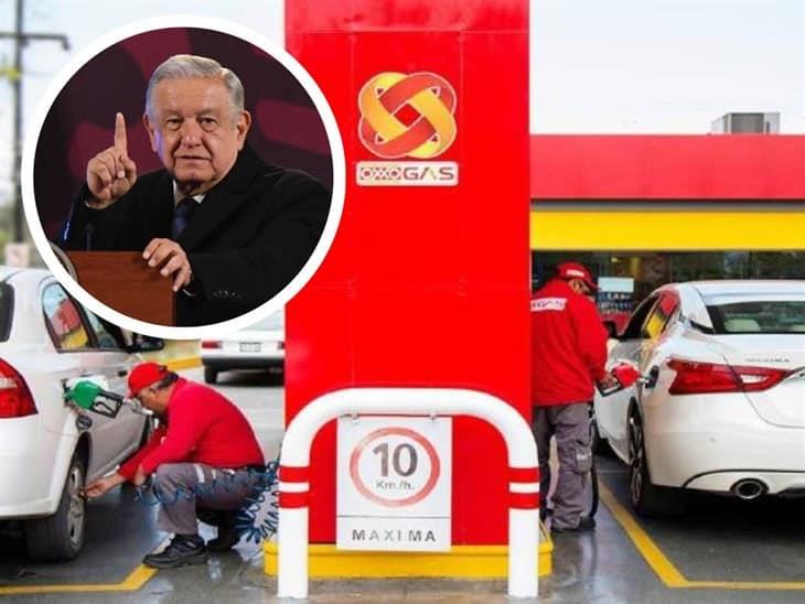 AMLO solicita revisar a Oxxo Gas, por elevados precios de gasolina