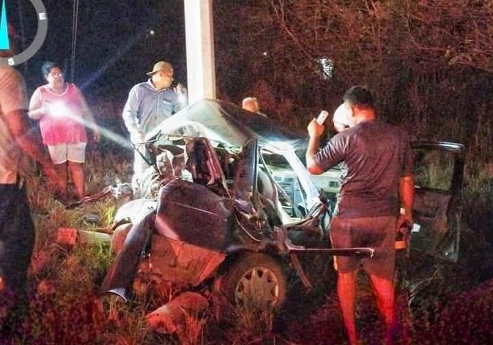 Aparatoso choque en Tierra Blanca deja un muerto y dos lesionados