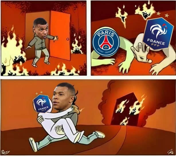 Los mejores MEMES tras la eliminación del PSG y Mbappé en la Champions League