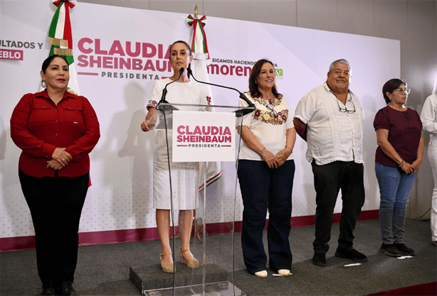 Así fue el recorrido de Claudia Sheinbaum por el estado de Veracruz