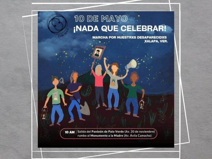 Madres de personas desaparecidas marcharán este 10 de mayo en Xalapa