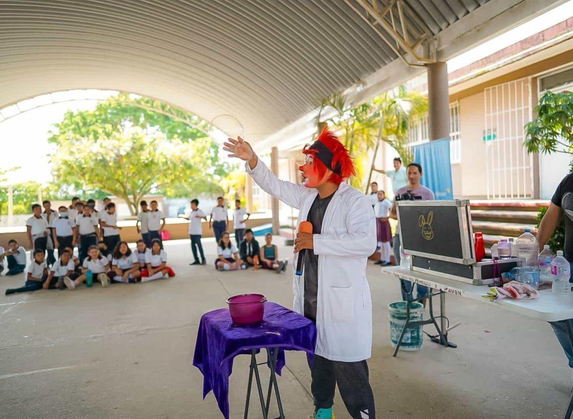 Alumnos de escuelas primarias disfrutaron de expociencia impartida por Braskem Idesa | VIDEO