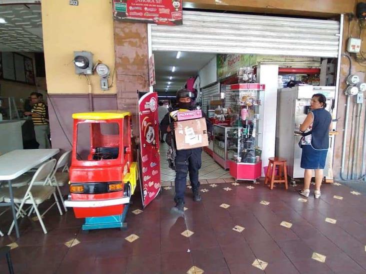 Aseguran bodega con artículos presuntamente robados, en Córdoba; hay dos detenidos