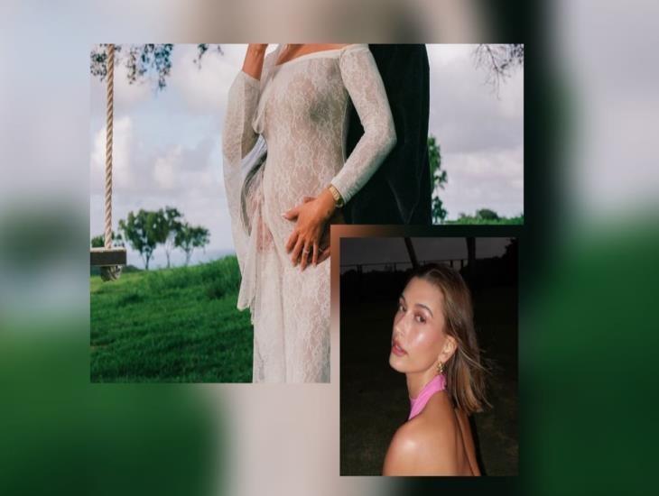 Hailey Bieber revela embarazo con tiernas fotos en Instagram