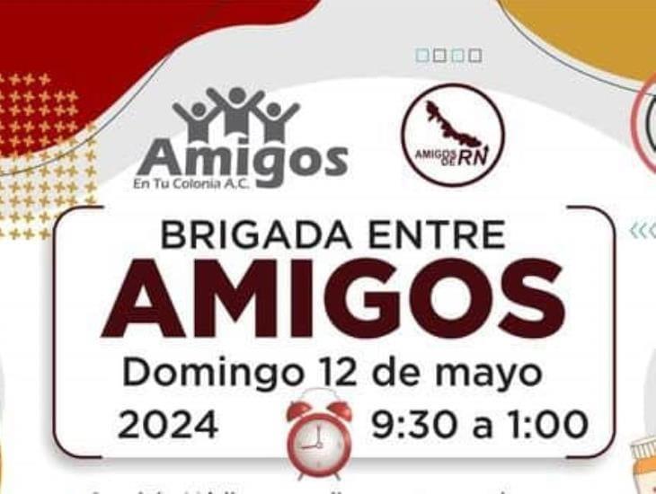 Asociación civil Amigos en tu colonia realizará jornadas sociales