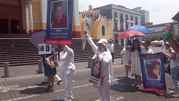 Yo quiero un abrazo de mi hijo, está desaparecido, claman madres en Xalapa