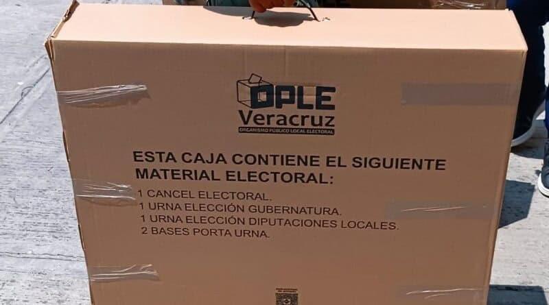Este sábado llegan custodiadas las boletas electorales en el distrito 12 de Veracruz
