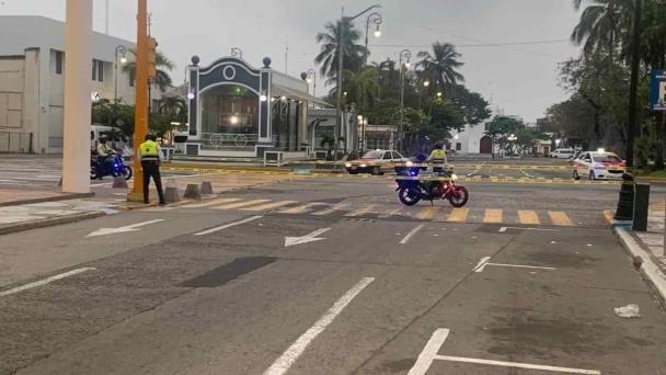 Por este motivo hay cierres viales en el centro de Veracruz este sábado