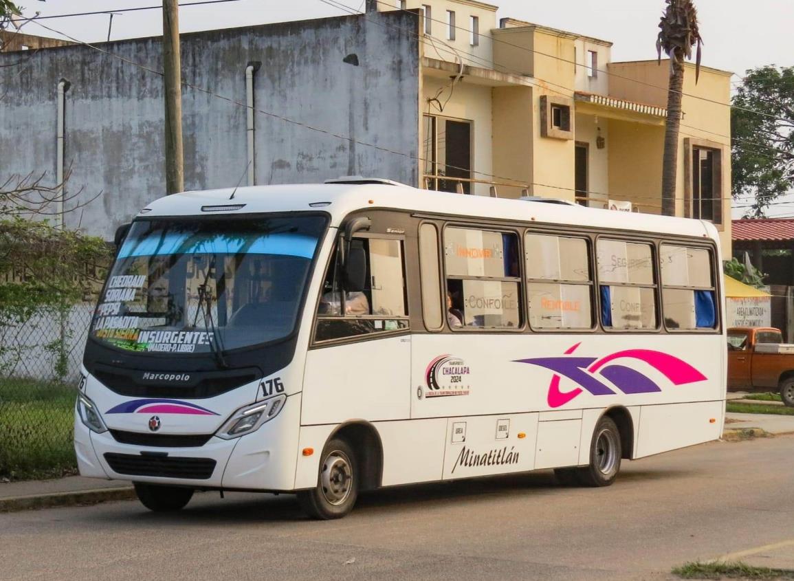 Por fin habrá transporte público en esta congregación de Minatitlán