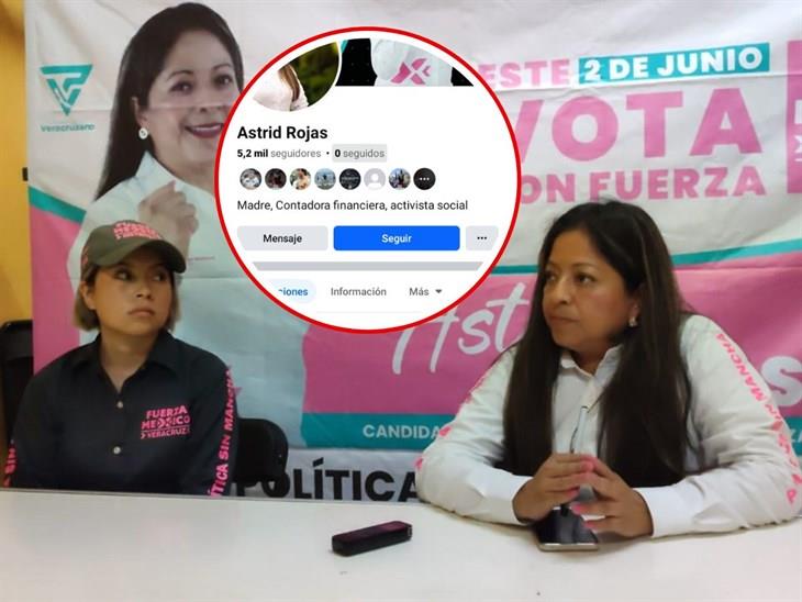 Candidata a diputada de Fuerza por México, denuncia hackeo en su página de facebook (+Video)