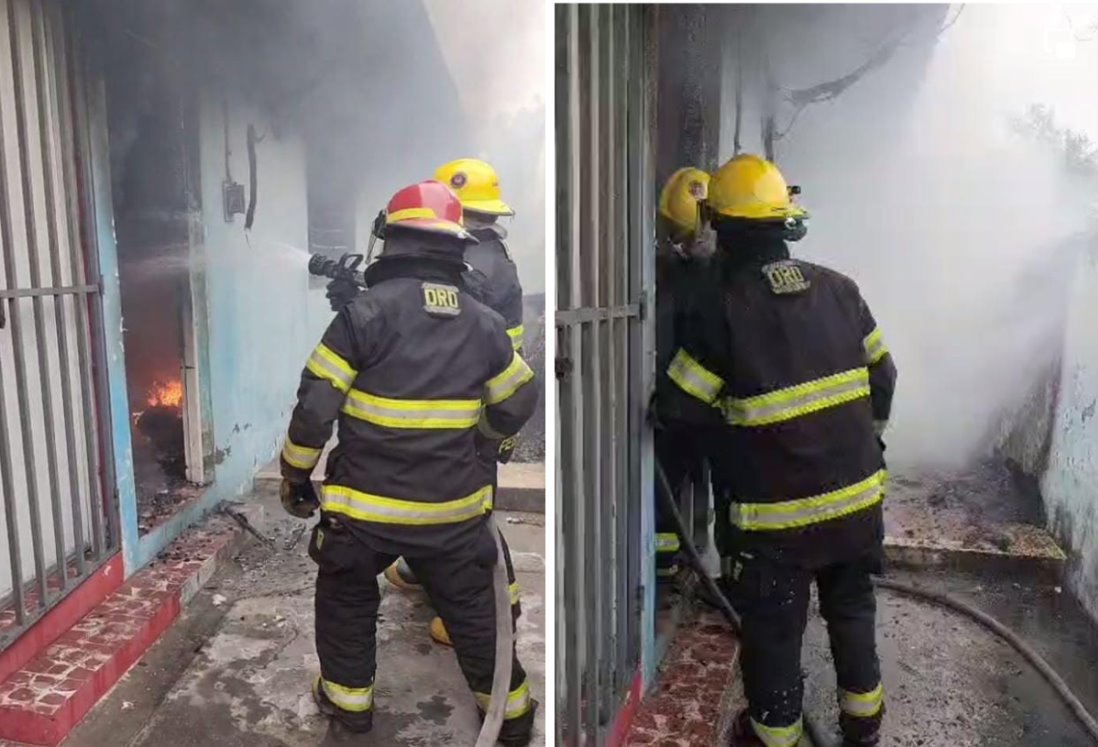 Fuerte incendio en colonia Pascual Ortiz Rubio resulta en grandes pérdidas en Veracruz