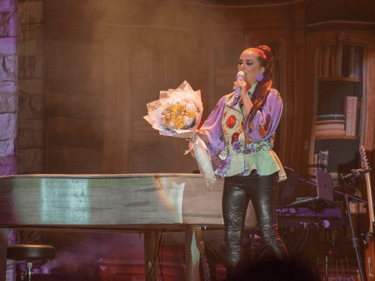 Edith Márquez cautivó de principio a fin en su concierto, en Veracruz