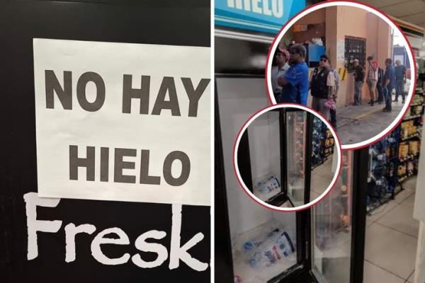 Desabasto de hielo: hacen largas filas para comprar barras en Xalapa 
