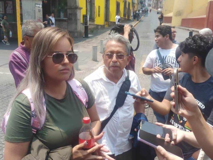 Maestros intentaron bloquear el centro de Xalapa este 13 de mayo; ¿por qué motivo? (+Video)