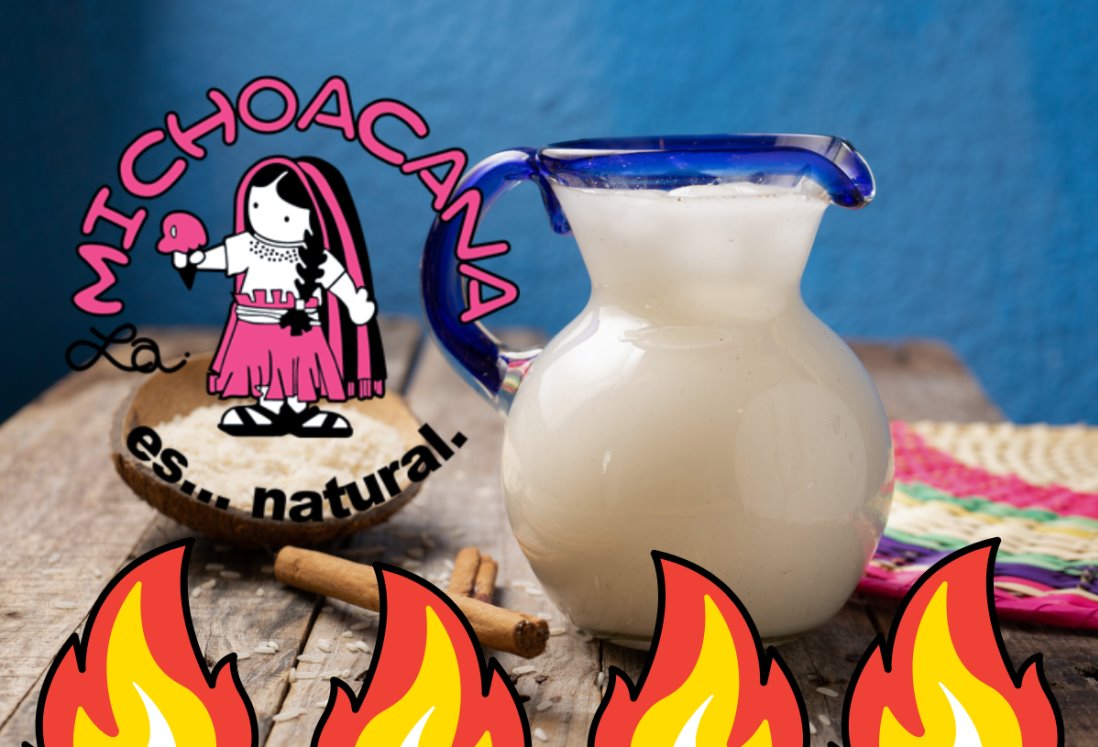 ¿Harto del calor? Esta es la receta de La Michoacana para preparar un agua de horchata refrescante