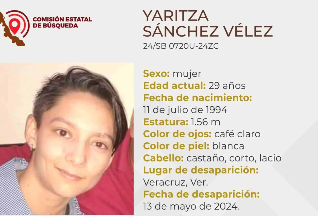 Desaparece Yaritza Sánchez en Veracruz; requiere atención médica espacializada