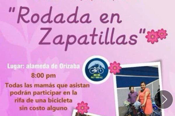 Con ´Rodada en tacones´, ciclistas celebrarán a las madres en Orizaba