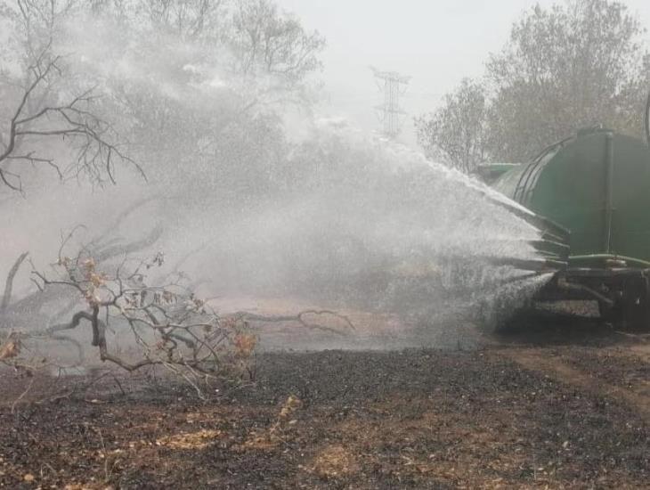 Anuncian control total de incendios en Villa Juanita