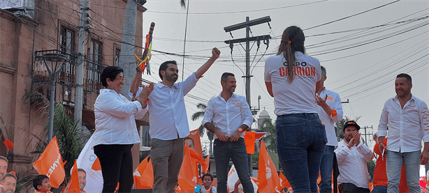 Jorge Máynez encabeza mitin de campaña en Ciudad Cardel, Veracruz | VIDEO