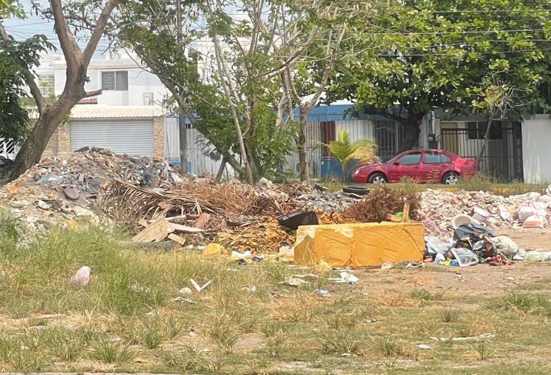 Vecinos del fraccionamiento Floresta denuncian basurero al aire libre