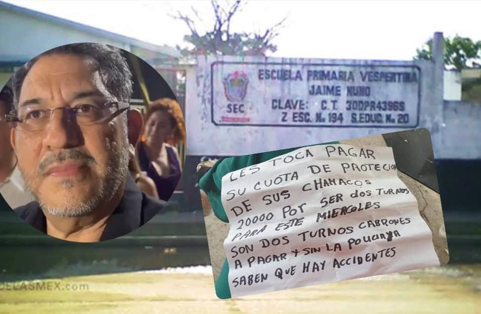 Alcalde de Coatzacoalcos opina sobre cobro de piso a primaria, “solidaridad a profesores, padres y alumnos”