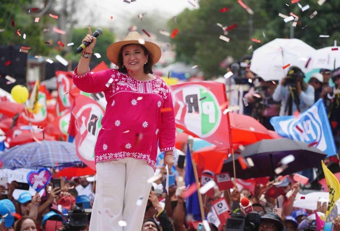 Xóchitl Gálvez le "coquetea" a Movimiento Ciudadano en Pánuco, Veracruz