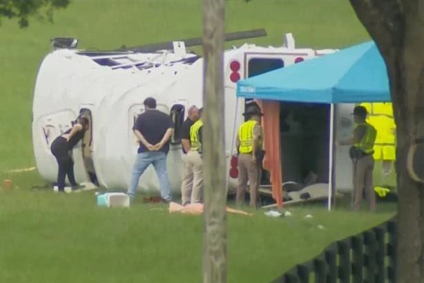 AMLO lamenta el fallecimiento de 8 mexicanos en volcadura de autobús en Florida